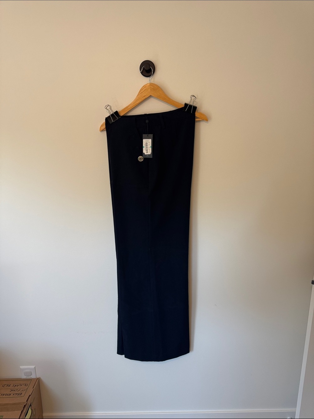 Tommy Hilfiger Navy Straight-Leg Women's Pants